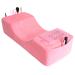 ZhangHome Eyelash Extension Pillow for Beauty Salon  Suitable for Supporting and Protecting Neck When Eyelash Extensions  Comfortable Velvet Beauty Memory U-Shaped Sponge Pillow (Pink)