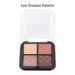 Ymiko Glitter Eye Shadow Palette - 4 Matte Waterproof Pigments for Chic Makeup Artists - Green Misty Rose - Buy Online on GoSupps.com