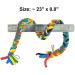 RIOUSSI Handmade Sugar Glider Climbing Toys - 6 Pack | Cage Accessories for Exercising, Jungle Exploration | Rat & Bird Rope Perch Swing Toy - 23 Length Random - Buy Online on GoSupps.com