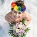 Gay Pride Headband Rainbow Flower Headband Rose Flower Headpiece Pride Hair Accessories for Pride Party Style 2 Rainbow Hair Wreath colorful 2 - Buy Online on GoSupps.com