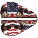 Bald Eagle American Flag Coral Velvet Dry Hair Cap - Quick-Dry Hair Towel Wrap for Men & Women | Ideal for Travel & Home - Buy Online on GoSupps.com