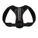 Back Posture Corrector Belt Adjustable Shoulder Neck Spine for Column Posture Correction for Women Men Straightener A - Black Purple S