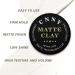CNNY Matte Clay Pomade - Firm Hold & Matte Finish Hair Product for Men | High Hold Texturizing Paste for Straight & Wavy Hair - Buy Online on GoSupps.com
