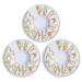 3 Boxes Zodiac Stickers Charm Alloy 3d