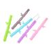 Baby Teething Toys Food Grade Silicone Massage Gums Hollow Straw Design with Cleaning Brush for Baby for Bedroom for Home