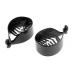 sourcing map 2pcs Hairpin Plastic DIY Hair Banana Clip Clamp Gripper Ponytail Holder Black