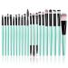 AprFairy 20-Piece Eye Makeup Brushes Set | Professional Eyeshadow & Eyeliner Blending Brushes with Soft Synthetic Wool - Buy Online on GoSupps.com