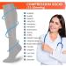 Compression Socks 3 Pairs for Men & Women - Support for Running, Nurses, Cycling - Pink/Purple/Grey - Small-Medium - Buy Online on GoSupps.com