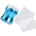 Nail Art Stamper with Schabern | Silicone Nail Stamps for Manicure | Blue Transparent Soft Stamp - International Shipping Available - Buy Online on GoSupps.com