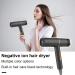 Automatic Overheating Protection Hair Dryer with Double Collagen Blue Light 800w High-power Negative Ion Care Blow for Mute Quick Drying eu Black EU Plug EU Plug Black - Buy Online on GoSupps.com