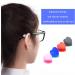 KECHIO Heart-Shaped Silicone Eyeglass Ear Grips - Anti-Slip Retainers for Glasses - Black/White - Buy Online on GoSupps.com
