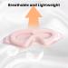 3D Contoured Sleep Eye Mask | Light Blocking, Soft & Comfortable | Pink | for Women & Men | Ideal for Travel, Flight, Meditation - Buy Online on GoSupps.com