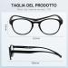 Newvision NV3312 +2.00 Black Reading Glasses - Magnetic Spring Hinges Neck Brackets & Case - Presbyopia Solution for Comfortable Reading - Buy Online on GoSupps.com