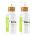 Timeless Skin Care Squalane Oil 100% Pure - 2 oz, 2 Pack - Lightweight, Plant-Based Dry Oil - Improves Skin Elasticity & Radiance - Regulates Oil Production - All Skin Types, Including Acne-Prone Skin 2 Ounce (Pack of 2)