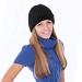 OZERO Knit Beanie Winter Hat - Thermal Polar Fleece Snow Skull Cap in Black - Buy Online on GoSupps.com
