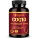 CoQ10 200mg Softgels with PQQ & Omega 3, Maximum Absorption Coenzyme Q10, Powerful Antioxidant for Heart & Energy Health, 120 Count, 4 Month Supply, Non-GMO