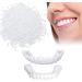 Giural provisional dentures teeth prosthesis Perfect smile snap-on braces instant perfect smile comfort fit flex false teeth veneers unit size fake teeth cover 2 pairs