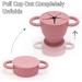 Dilovely Toddler Snack Cups - Collapsible Silicone Container | No Spill, BPA-Free, Dishwasher Safe - 9oz - Buy Online on GoSupps.com