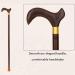 WolFum Adjustable Crutches Adult Crutches Mahogany Crutches Environmental Protection and Health Strong Bearing Capacity Crutches Hello - Buy Online on GoSupps.com