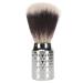 Rich foam dirt removal beard care brush with ergonomic handle and nylon brush hair alloy handle suitable for salon home and travel brain