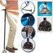 Canes Elderly Walking Stick Five Section Folding Adjustable Heights with Led Light Portable Lightweight Sturdy Comfy Base for Men Women Star of Light - Buy Online on GoSupps.com