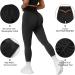 OMKAGI One Shoulder Workout Set for Women | Seamless Sports Bra & Scrunch Butt Leggings | Gym Outfit Medium Black - Buy Online on GoSupps.com