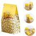 JECOMPRIS 50pcs Popcorn Bag Popcorn+snack+bags Candy Nativity Accessories Bulk Gift Bags Snacks Container Party Popcorn Boxes Bulk Popcorn Oil-proof Popcorn Pouch Paper Biscuit Packing Bag 29X15.5X8CM Yellow - Buy Online on GoSupps.com
