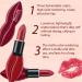 3Pcs Long-Lasting Smudge-Proof Matte Velvet Lipstick Set in Deep Ruby & Bright Red | Makeup Set for Women - Buy Online on GoSupps.com
