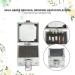 BRIODY 25 Hole Nail Drill Holder Display Aluminum Nail Polish Head Storage Box Nail Box - Buy Online on GoSupps.com