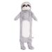 Premium children heat bottle hose 0.9 liters with beautiful soft art fur cover bed bottle made of natural rubber heat pillow different models - sloth