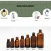 Buy Hacoly 2 Series Mini Glass Spray Bottles - 30ml Essential Oil & Cosmetic Vials with Black Caps - Perfect for Travel & DIY Creations - Buy Online on GoSupps.com