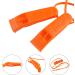 Augsun 40 Pcs Emergency Safety Whistle Plastic Whistles Set with Lanyard Red and Orange - Buy Online on GoSupps.com