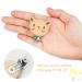 6 Wooden Pacifier Clips - Cute Animal Heart Design Baby Nipple Holder & Pain Relief Toy Accessories - International Shipping - Buy Online on GoSupps.com
