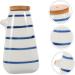 HOMSFOU 5pcs Kitchen Sauce Bottle Glass Ceramic Olive Oil Dispenser Oil Pot Can Containers with Lids Salad Oil Salad Dressing Container Seasoning Holder Condiment White Small Tools 13X7.5X4.3CMx5pcs Whitex5pcs - Buy Online on GoSupps.com