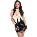 Dress Black With Warm White Trim Black With White Trim XL XL Black With White Trim