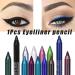 Xiahium Gel EyeLiner - Long Lasting Matte Shimmer Waterproof Cat Eye Makeup Pencil in A01-Black - Buy Online on GoSupps.com