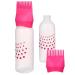 Minkissy Root Ridge Applianter Bottles - 2 Pcs Plastic Hair Dye Flaps for Hair Oils & Bleaching | International Shipping - Buy Online on GoSupps.com