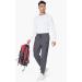 Maroaut Men's Lightweight Joggers Sweatpants - Dark Grey Large | Zipper Pockets, Gym Workout Pants for Running Track Athletic Casual - Buy Online on GoSupps.com