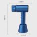 Portable Cordless Hair Dryer Hand-held Wireless Hair Dryer Rechargeable Blow Dryer for Blowing Hair (Blue) - Buy Online on GoSupps.com