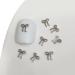 3D Metal Embellishments 20pcs Bowknot Decorations For Individual Styles 03 White K - Buy Online on GoSupps.com