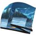 Hair Towel Wrap | Quick-Drying Towel Turban with Button | Stylish Head Towel for Effortless Hair Drying - Mountain Cottage in Snow Design - Buy Online on GoSupps.com