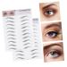Balacoo Eyebrow Tools 2pcs 3d Eyebrow Stickers Eyebrow Trimming Small Tools 6d Eyebrow Tool
