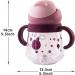 Baby Straw Sippy Cup 6+ Months | Weighted Straw, Non-Spill & Leak-Proof | 260ml BPA-Free Toddler Cup with Handles - Buy Online on GoSupps.com