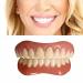 Flipped warm 2 pairs of fake teeth teeth for plug in at the top and below cosmetic veneers teeth set for teeth for plug in snap on veneers women false teeth