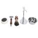 Xhtllo Manual Shaving Set | Premium Alloy Beard Care Kit for Men | Brush Soap Stand & Razor Tools - Perfect Gift Set - Buy Online on GoSupps.com