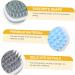 Minkissy 12-Piece Shampoo & Bathing Brush Set - Anti-Itching Shower Brushes for Adults & Kids Body Cleaning & Baby Shampoo Brush - Buy Online on GoSupps.com