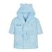 Style It Up Personalised Baby Kids Girls Boys Matching Set Dressing Gown Plush Fleece Robe Soft Cosy Velvet Warm Embroidery Gift 5-6 Years Blue