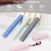 Mulbozy Portable Travel Toothbrush Case - Wheat Straw Holder for Home, Travel, School - 4 Pack in Pink, Blue, Green, Grey - Buy Online on GoSupps.com