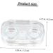 Solustrie 8-Piece Transparent Glasses & Contact Lens Case - Stylish Organizer for Travel & Storage - Buy Online on GoSupps.com