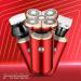 KouRy 5 in 1 Electric Shaver for Men - Bald Head Razor Hair Clippers & Grooming Kit - Fast-Charging Waterproof (Red - Buy Online on GoSupps.com